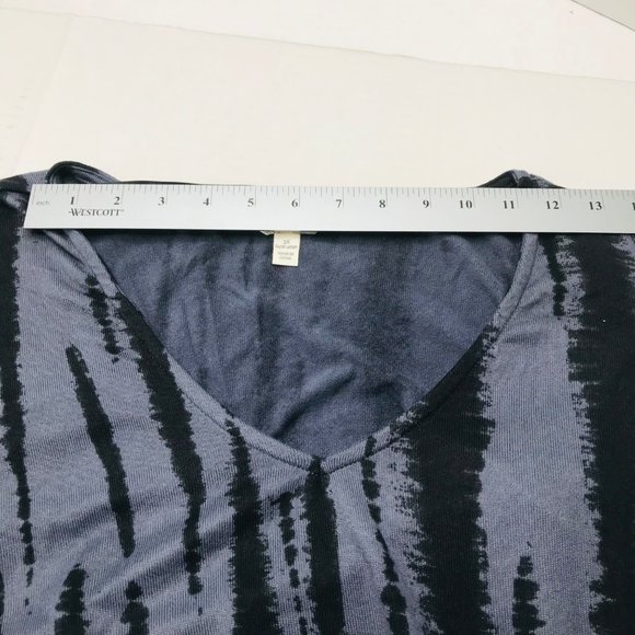 Terra And Sky Women's Size 3X 24W-26W V-Neck Twist Side Brushed Long Sleeve Top - Picture 7 of 15